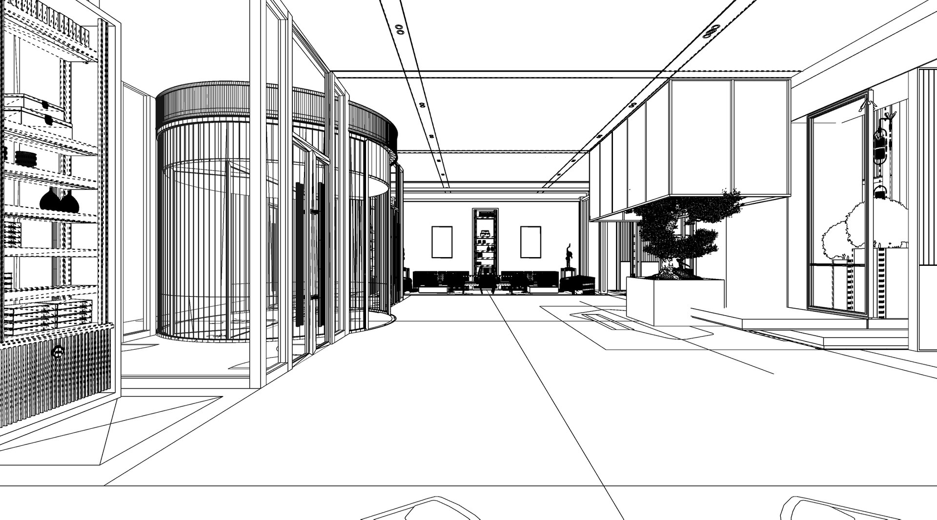 3D Hotel Lobby Interior-A1 - TurboSquid 2103984