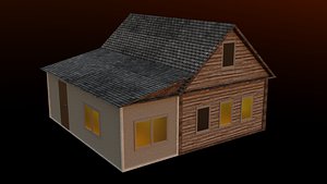 Low Poly Russian House