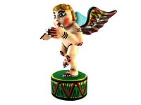 Kitsch Angel Sculpture
