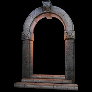 max antique medieval door portal