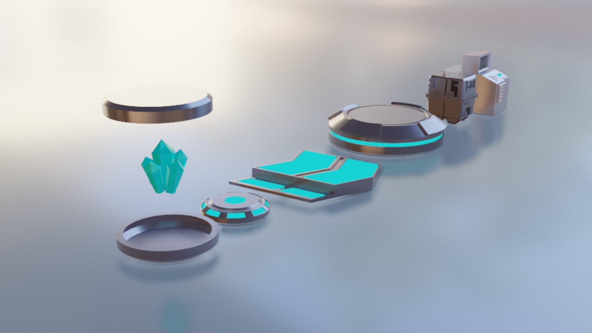 Sci-Fi Props 3D - TurboSquid 2087798