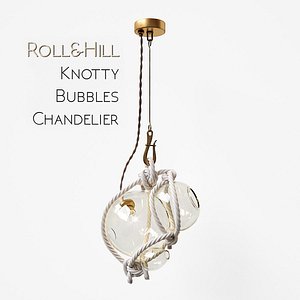 knotty bubbles chandelier 3d model