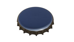3D bottle cap model
