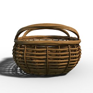 Free Woodchip Baskets Model - TurboSquid 1347421