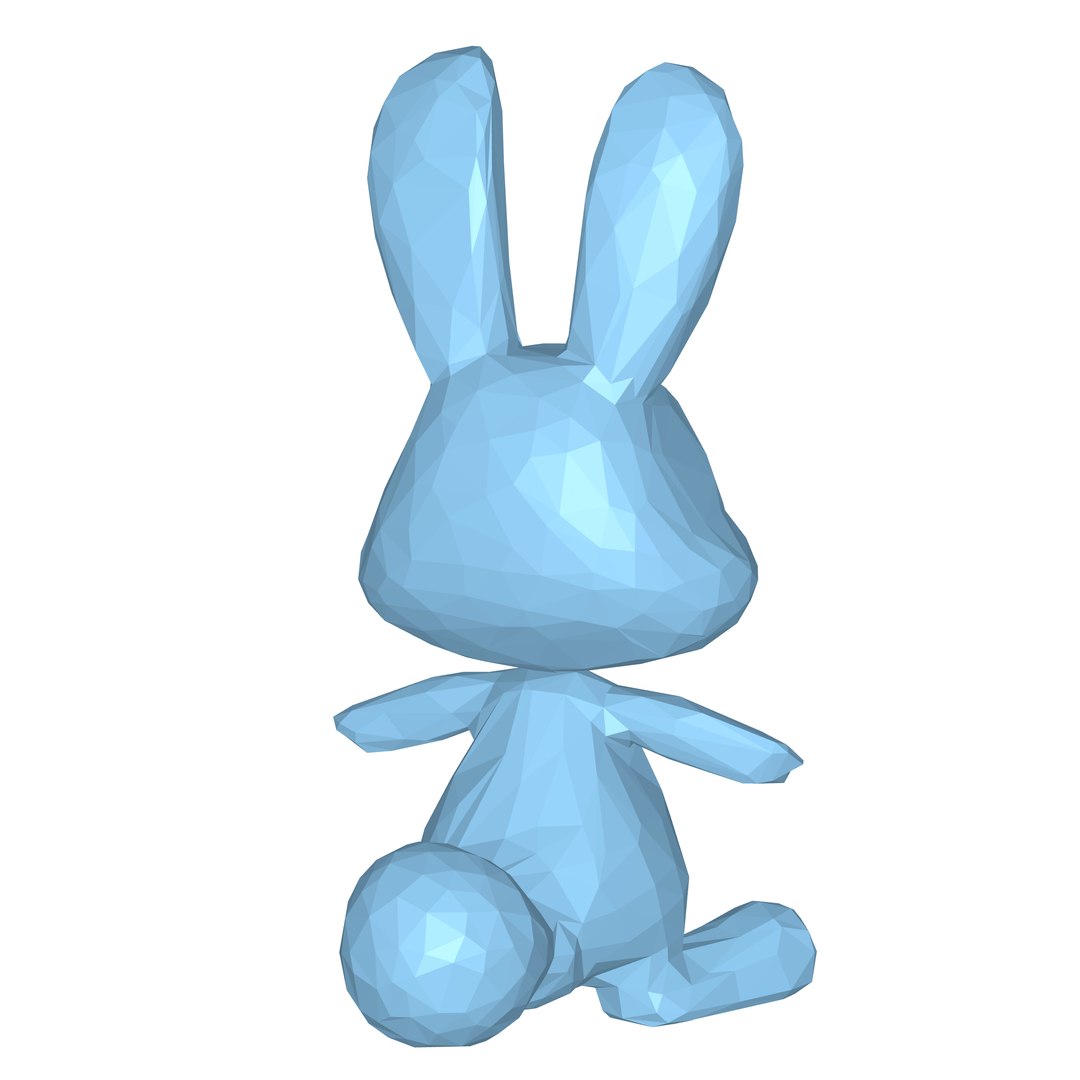 Rabbit Low Poly 3D - TurboSquid 2217165