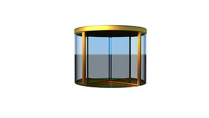 3D model revolving door