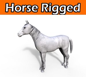horse rigged 3ds