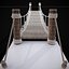 3D Rustic Wooden Rope Bridge model