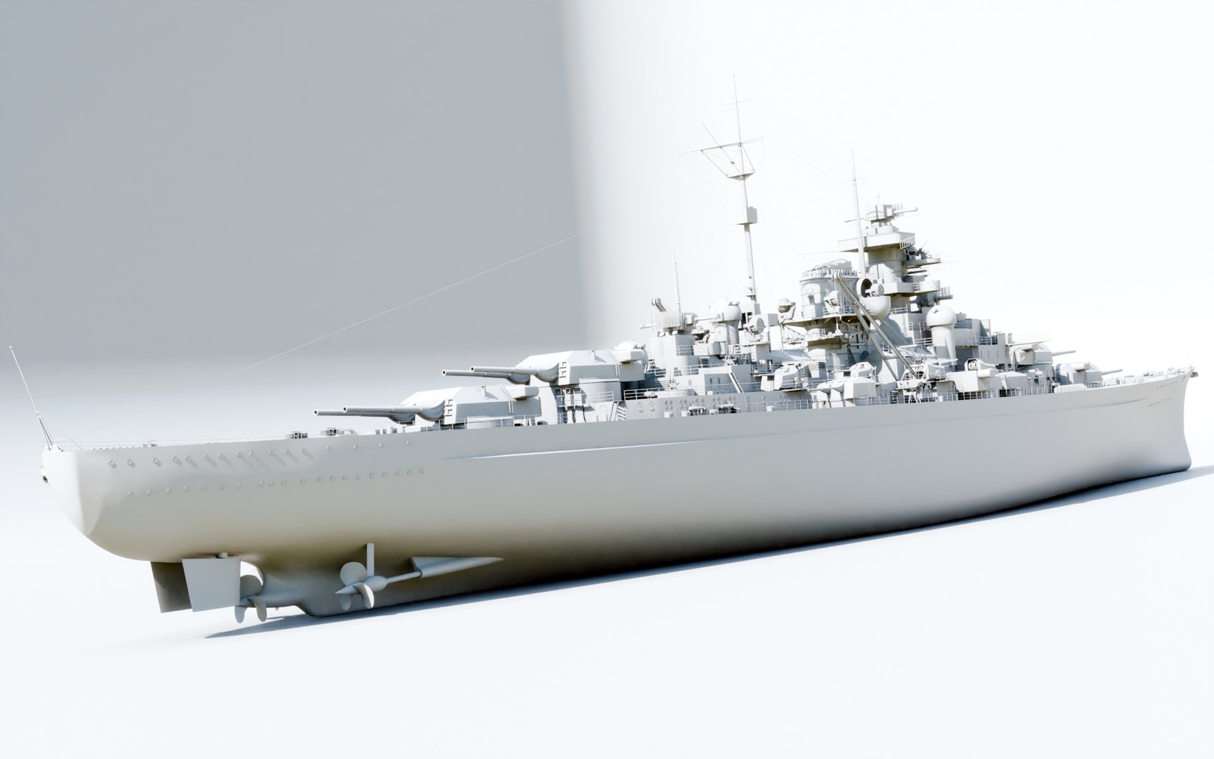 3D Bismarck - WW2 German Battleship model https://p.turbosquid.com/ts-thumb/kL/8nJTSE/lG/clay2/png/1729705361/1920x1080/fit_q87/1bf370696676dffd89251a5ec0be1d0a17c855df/clay2.jpg