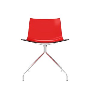 The Crimson Vortex Chair