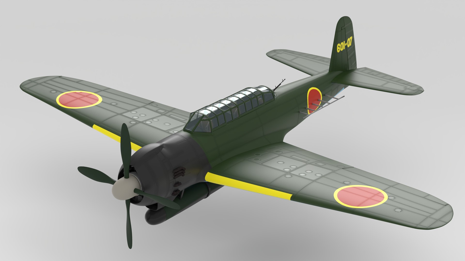 Nakajima B6n Tenzan 3D - TurboSquid 1525928