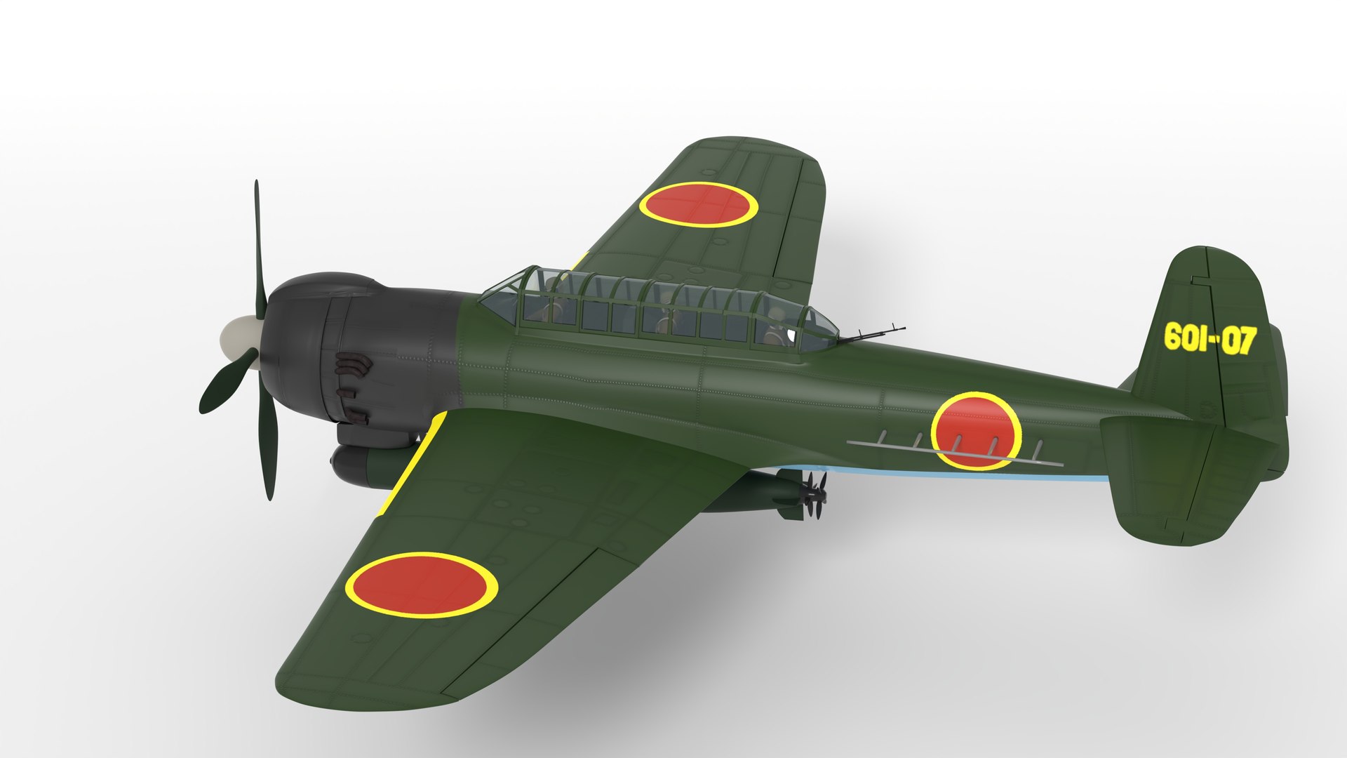 Nakajima B6n Tenzan 3D - TurboSquid 1525928