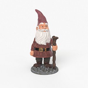 3D garden gnome model
