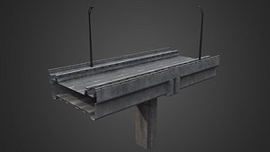 3D bridge overpass element model