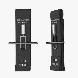3D Emergency CO2 Cartridge Tourniquet model