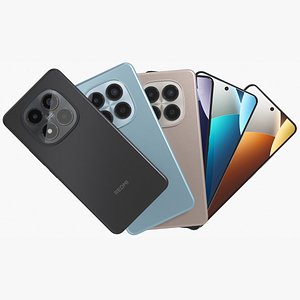 Xiaomi Redmi Note 15 Pro 4G All Colors 3D model