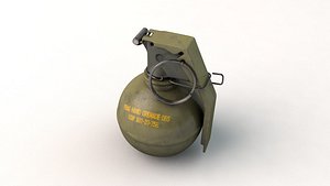 3D model grenade weapons