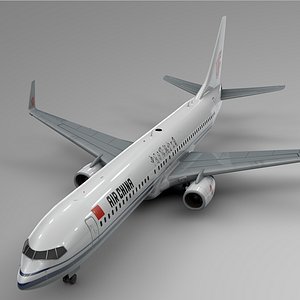 3D model air china boeing 737-800