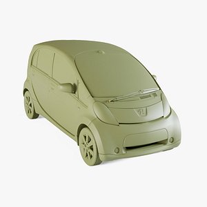 3D Peugeot iOn 2011 model