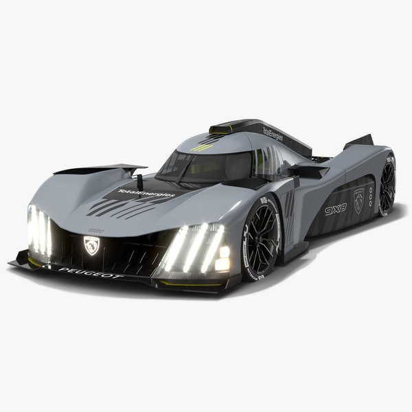 3D Peugeot 9X8 Hypercar WEC LMH Season 2022