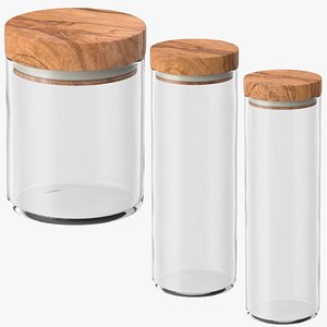 kitchen jars wood lids max