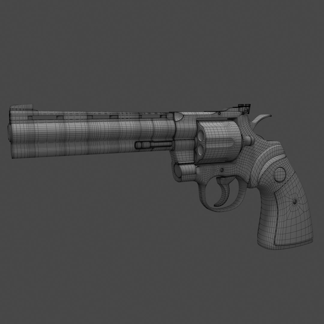 Colt python 3D model - TurboSquid 1547717