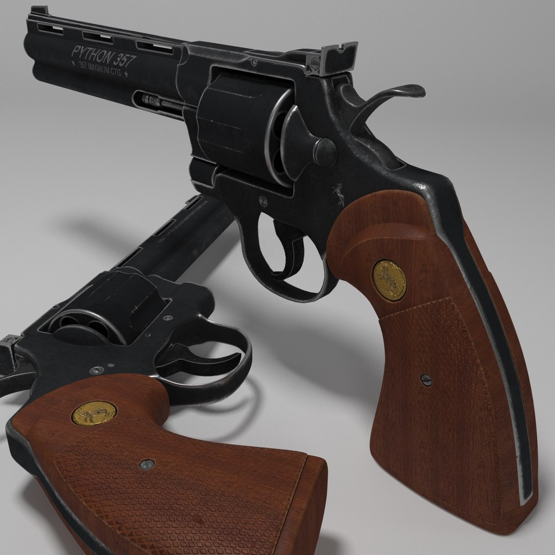 Colt Python 3D Model - TurboSquid 1547717