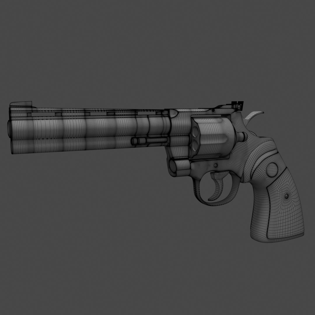 Colt Python 3D Model - TurboSquid 1547717