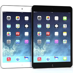 apple ipad air mini 3d 3ds