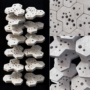 Stone Ngon stone hole decor n1