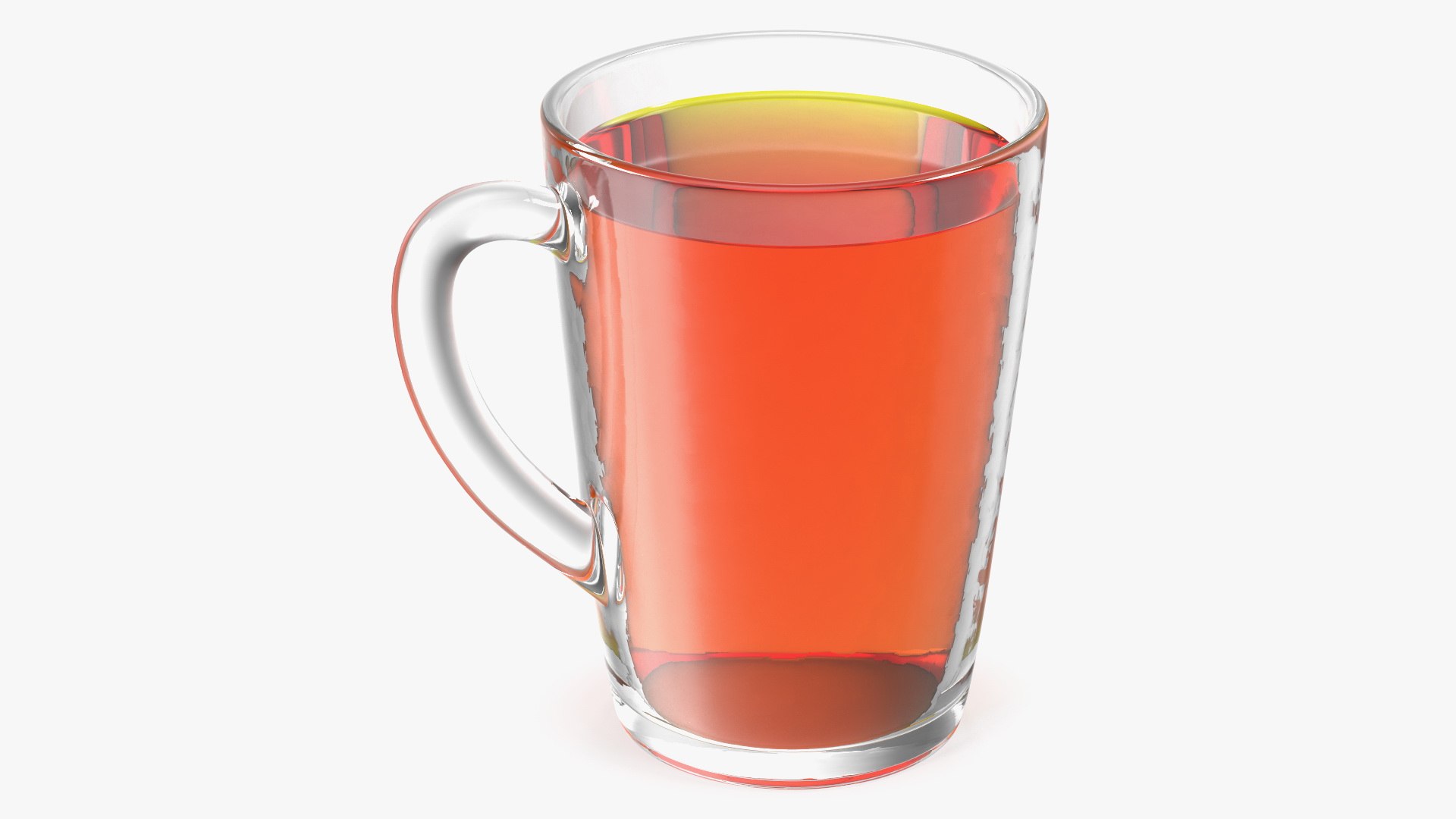 Drinking Tea Cup Full 3D model preview