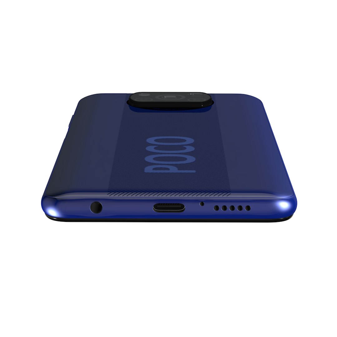 3D Xiaomi Poco X3 Smartphone - TurboSquid 1648384