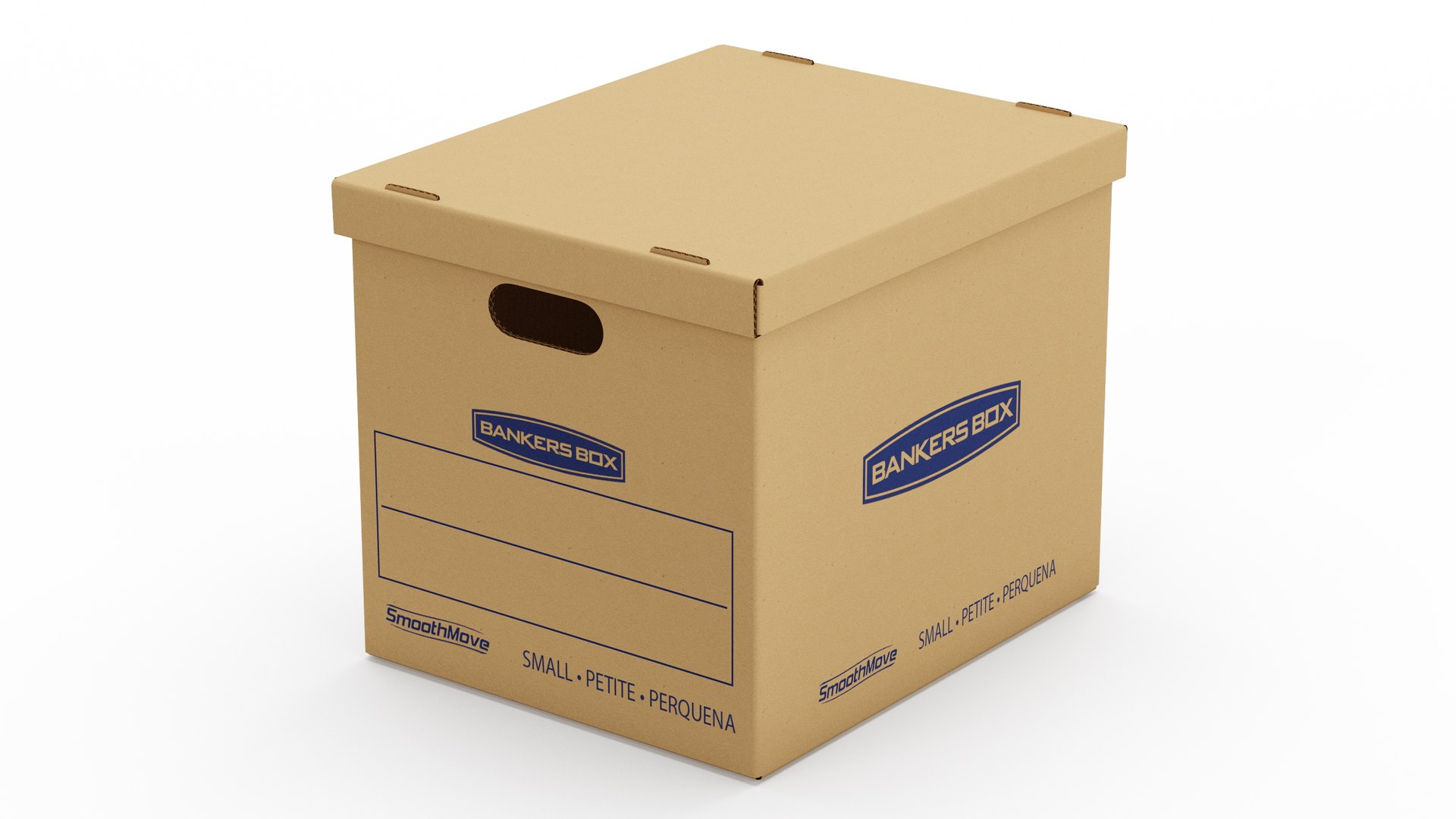 Carton Bankers Box 3D model preview