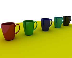 3D cup model