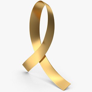 Gold Ribbon 3D model