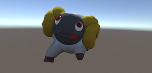 character sheep 3D