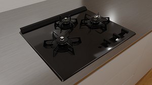 3D stove model