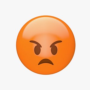 3D Apple Pouting Face