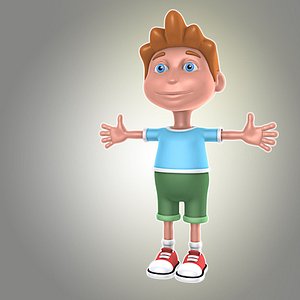 Cartoon Boy Lightwave Models for Download | TurboSquid