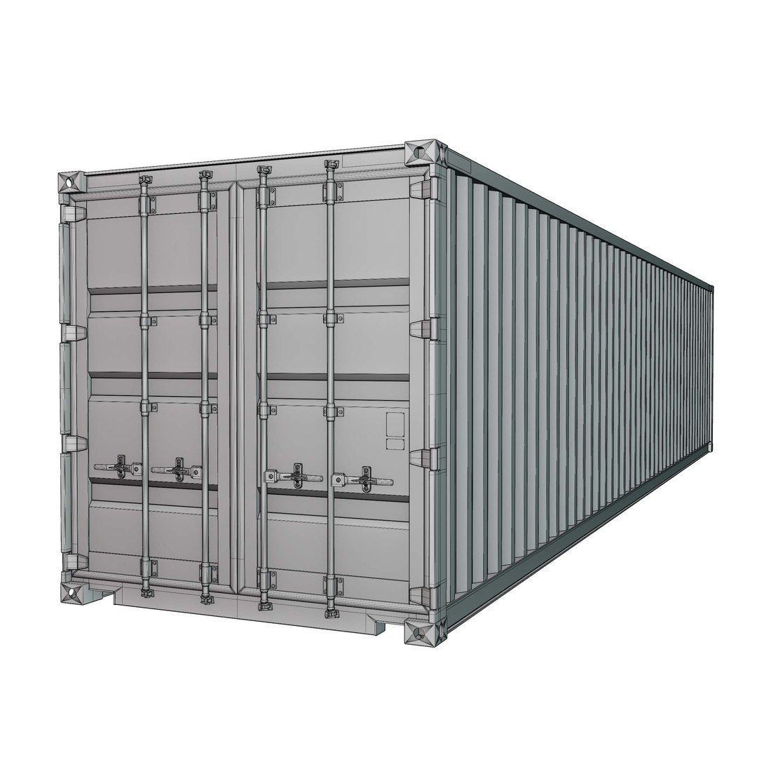 3D Container 40FT Maersk Model - TurboSquid 2070070