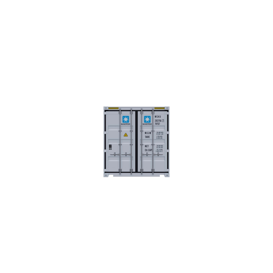 3D Container 40FT Maersk model https://p.turbosquid.com/ts-thumb/kM/CEayJr/xy/mskstd40ft/jpg/1684078161/1920x1080/turn_fit_q99/082acad0eb7d2d9e4c90a134391ca81679170e8b/mskstd40ft-1.jpg