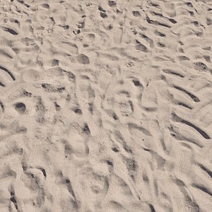 Ultra realistic Beach sand Scan