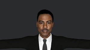 Chris Rock Hyper Realistic Full Body Fully Rigged 3D Character 3D model