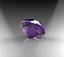3d gem stone model