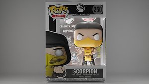 Funko POP Scorpion 3D model