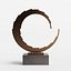 3D Modern Decorative Abstract Bronze Art Sculpture 30 model