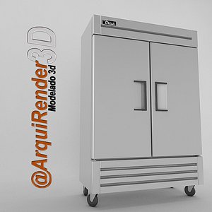 Refrigerator two doors model T49F TrueMfg