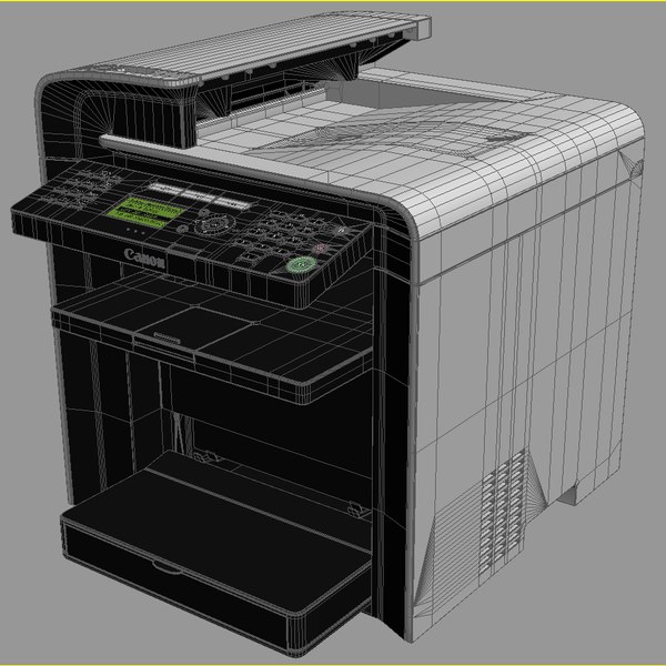 canon mf4570dn printer 3d model