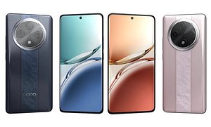 Oppo F27 Pro Plus Midnight Navy And Dusk Pink 3D model