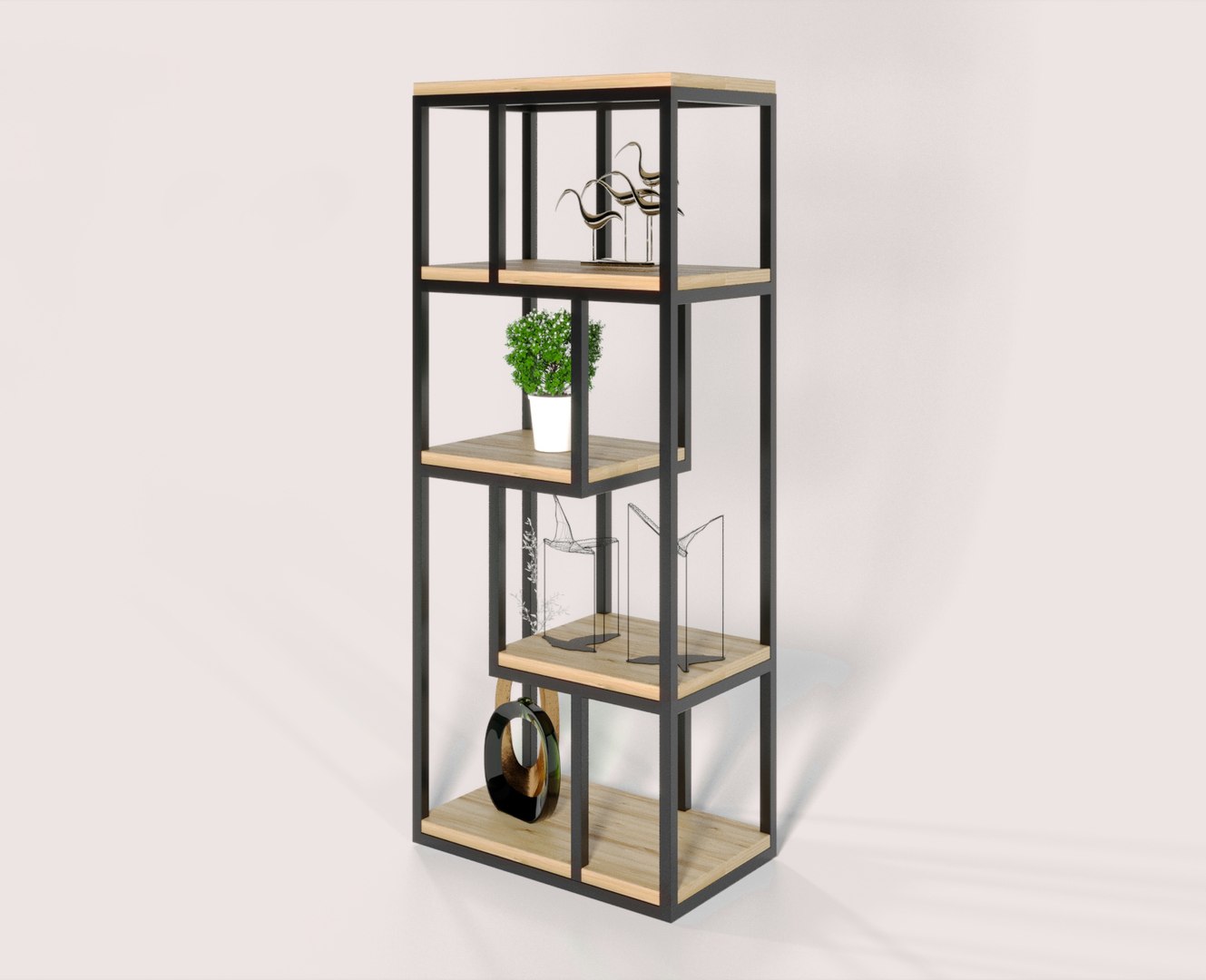 Loft Shelving 3D TurboSquid 1548291